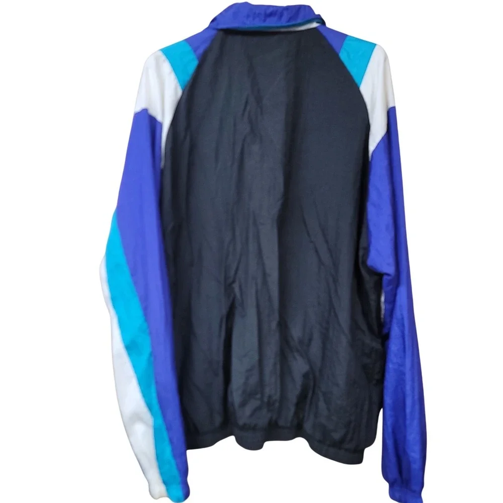 Vintage Todd1‎  90s Colorblock Fresh Prince Windbreaker Hip Hop Streetwear 2XLT